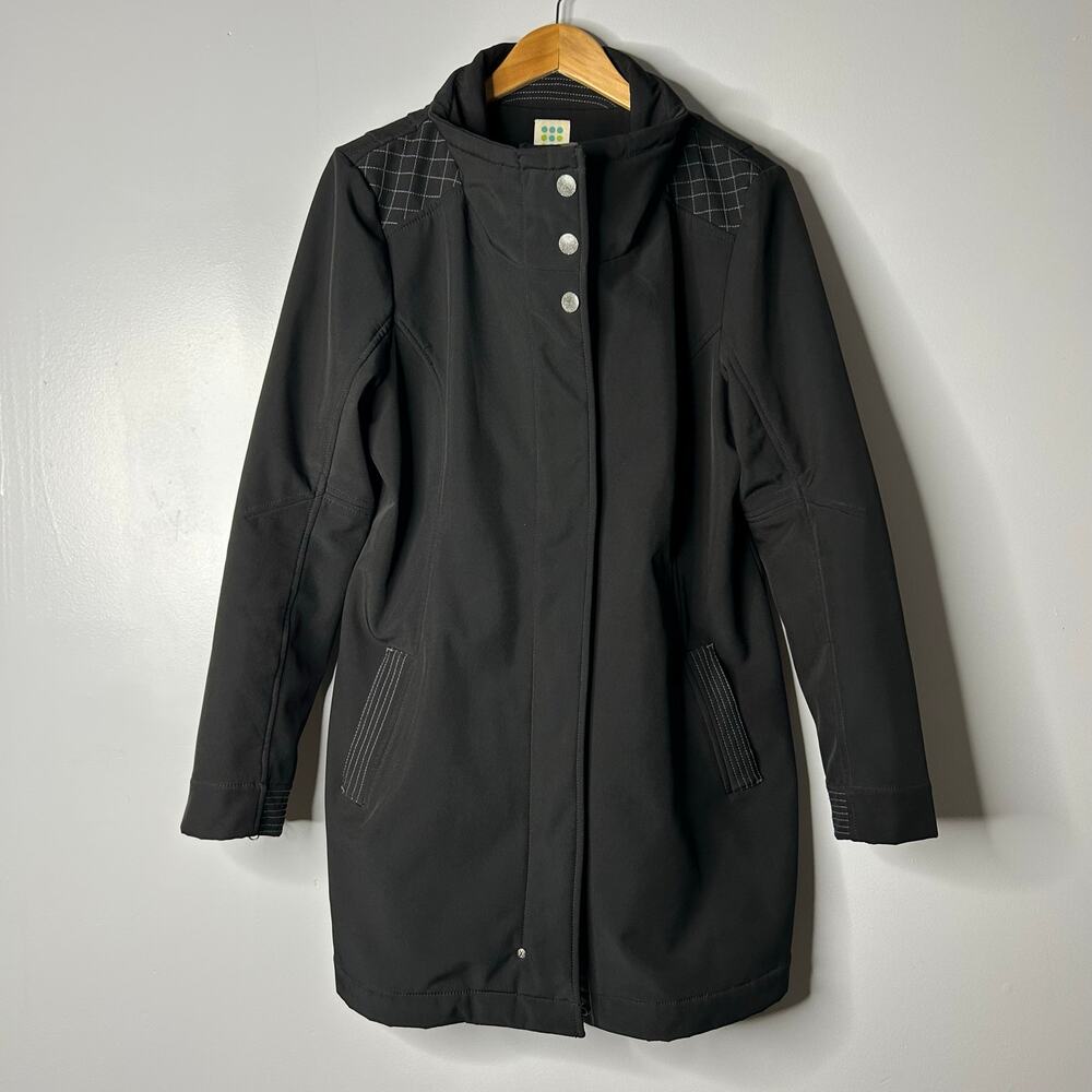 Title Nine Black Hooded Coat